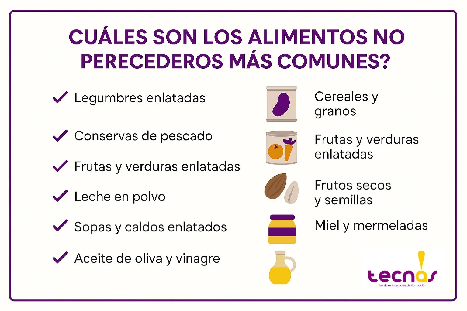 alimentos no perecederos